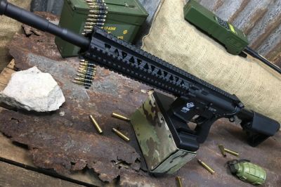 G&G Box Mag for CM16 LMG 2500rds with Rechargeable Battery - Detail Image 12 © Copyright Zero One Airsoft